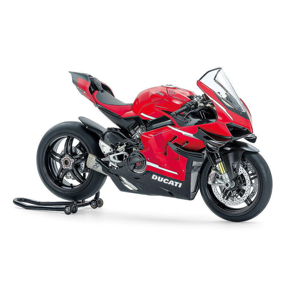 【新品】【お取り寄せ】[PTM] オートバイシリーズ No.143 1/12 ドゥカティ スーパーレッジェーラV4 with RACING KIT プラモデル(14143) タミヤ(20251009)