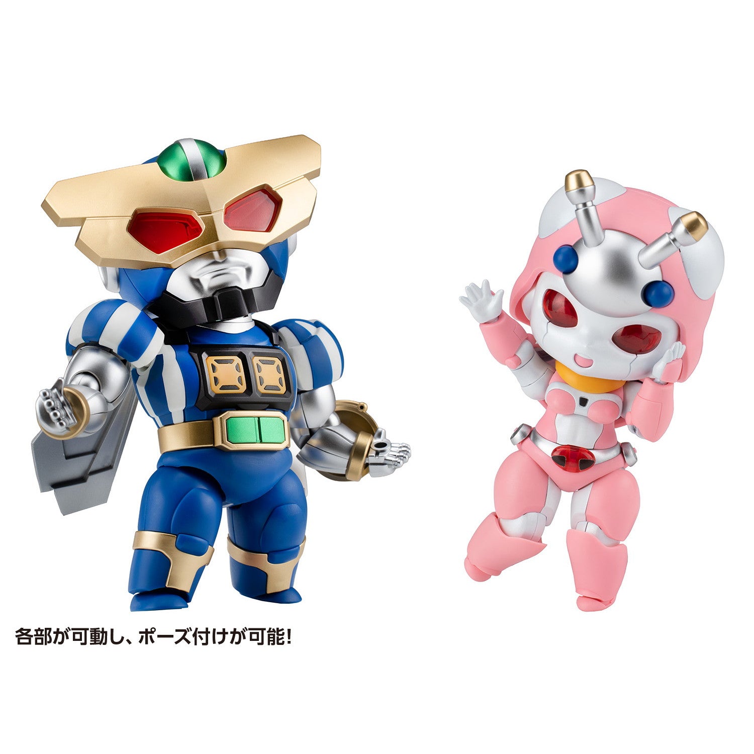【新品即納】[PTM] カード2枚付属 QOSMOS キャプテントンボーグ & テントリーナ セット セット ビーロボカブタック プラモデル(KM-146) 橘猫工業(ORANGE CAT INDUSTRY)(20251209)