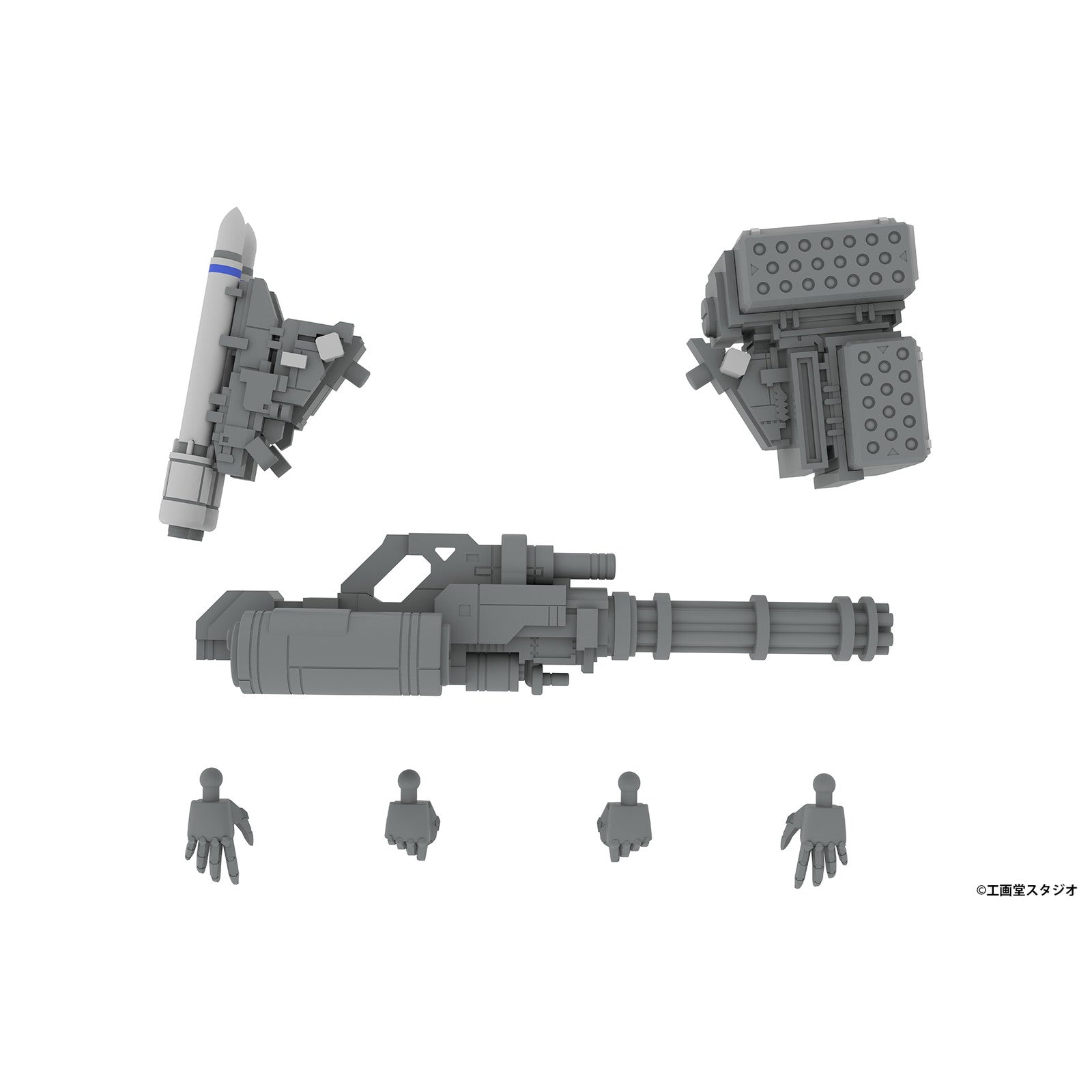 【予約安心出荷】[PTM] 5inch Mechanism 拡張セットD 5inM 1/48 装甲歩兵用[DRu35 MLC&R25RCT&M7AG GUN&平手(左右)&にぎり手(左右)] POWER DoLLS2(パワードール2) プラモデル用アクセサリ(PP254) PLUM(プラム)(2025年12月)
