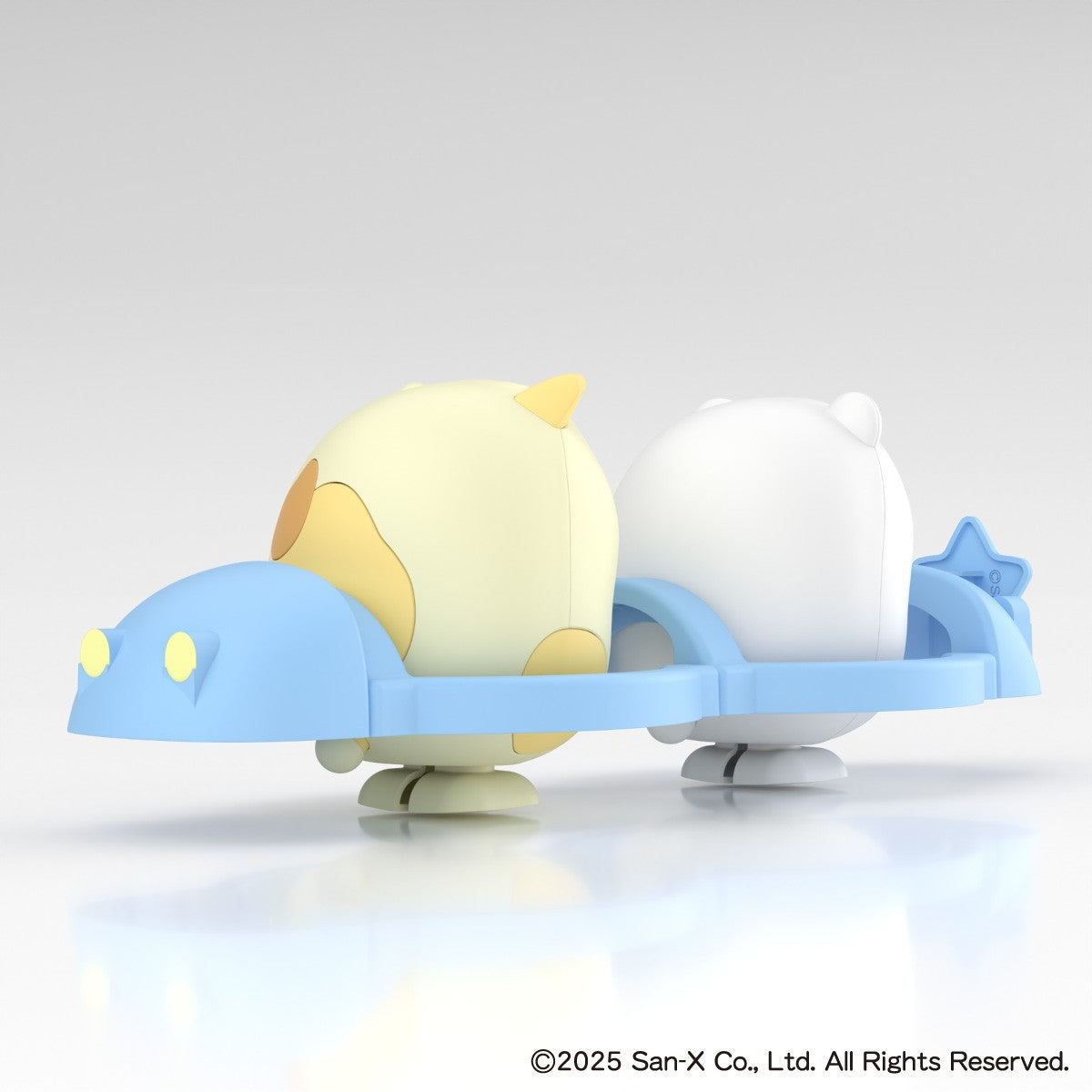 【新品】【お取り寄せ】[PTM] 楽プラ すみっコぐらし No.SU-06 しろくま&ねこ プラモデル(201237) アオシマ(20260221)