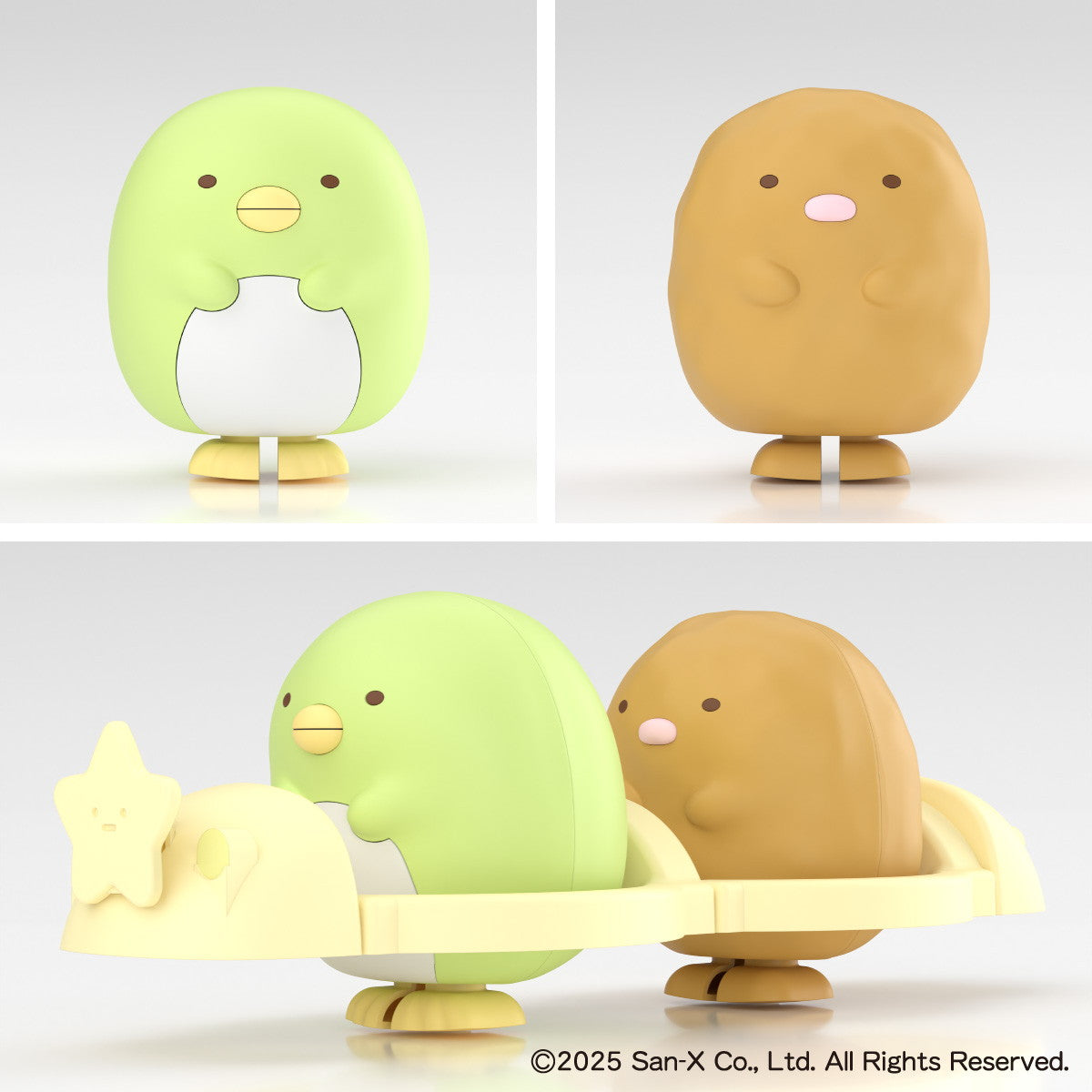 【予約安心出荷】[PTM] 楽プラ すみっコぐらし No.SU-07 ぺんぎん～&とんかつ プラモデル(201244) アオシマ(2026年2月)