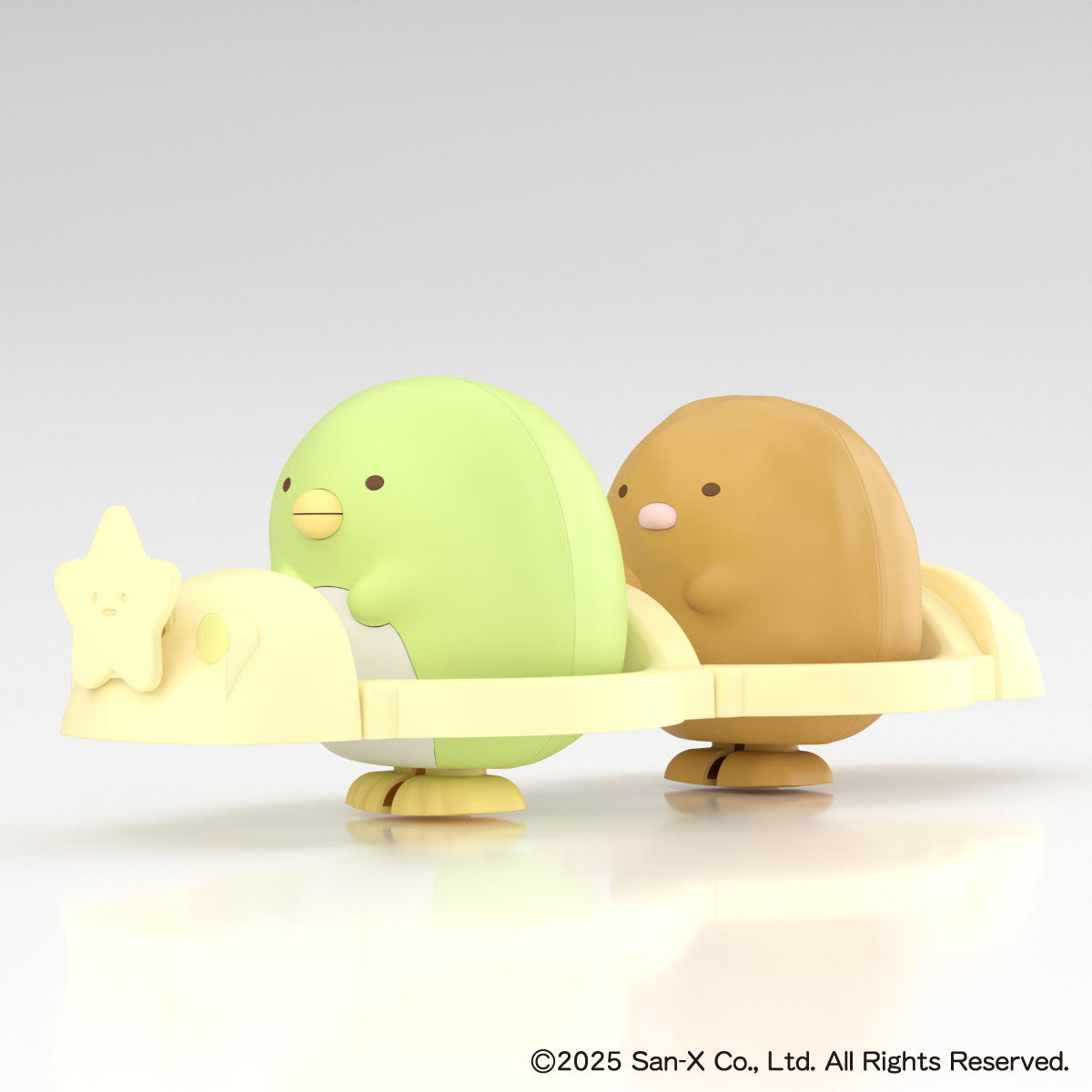 【新品】【お取り寄せ】[PTM] 楽プラ すみっコぐらし No.SU-07 ぺんぎん～&とんかつ プラモデル(201244) アオシマ(20260221)