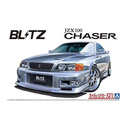 【新品】【お取り寄せ】[PTM] ザ・チューンドカー No.79 1/24 ブリッツ JZX100 チェイサー ツアラーV '96(トヨタ) プラモデル(204719) アオシマ(20260217)