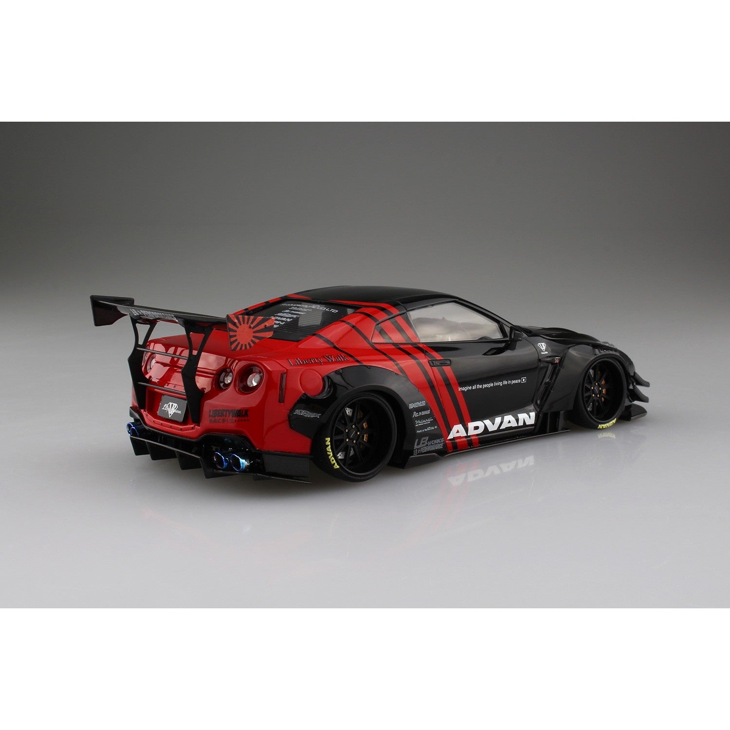 【新品】【お取り寄せ】[PTM] リバティーウォーク No.13 1/24 LB★ワークス R35 GT-R type 2 Ver.2 プラモデル(204733) アオシマ(20260217)