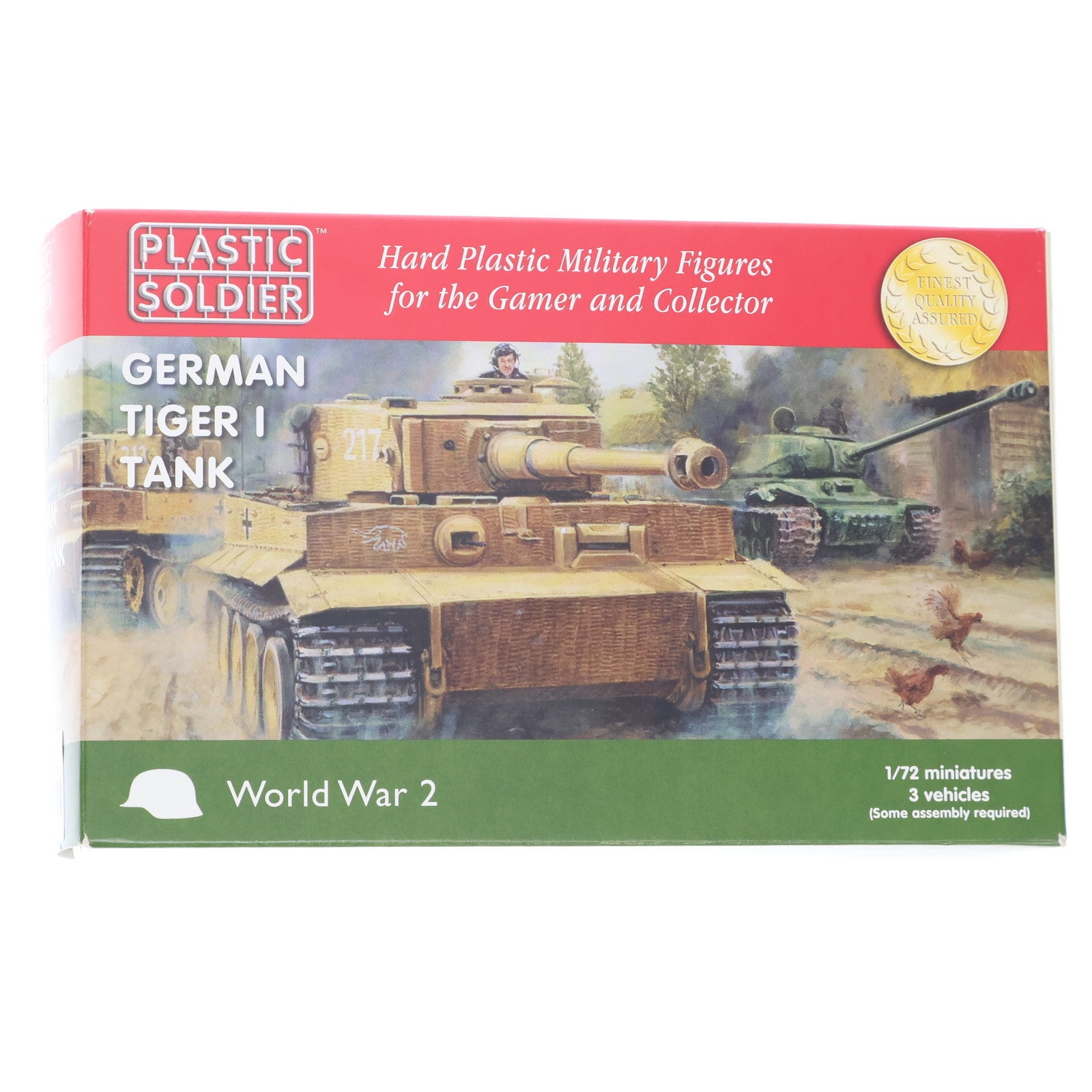 【中古即納】[PTM] 1/72 ドイツ軍 タイガーI重戦車 前/中/後期型 3キット入り プラモデル(PSCWW2V20032) PLASTIC SOLDIER(プラスチックソルジャー)(20190904)