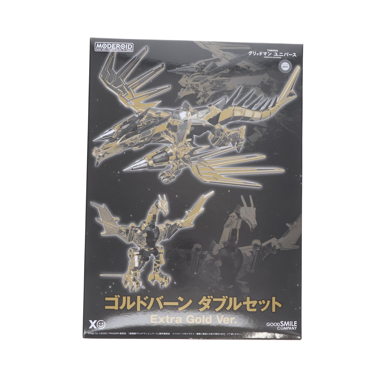 【中古即納】[PTM] グッドスマイルカンパニー公式ショップ限定 MODEROID(モデロイド) ゴルドバーンダブルセット Extra Gold Ver. 劇場版『グリッドマン ユニバース』 プラモデル グッドスマイルカンパニー(20250817)