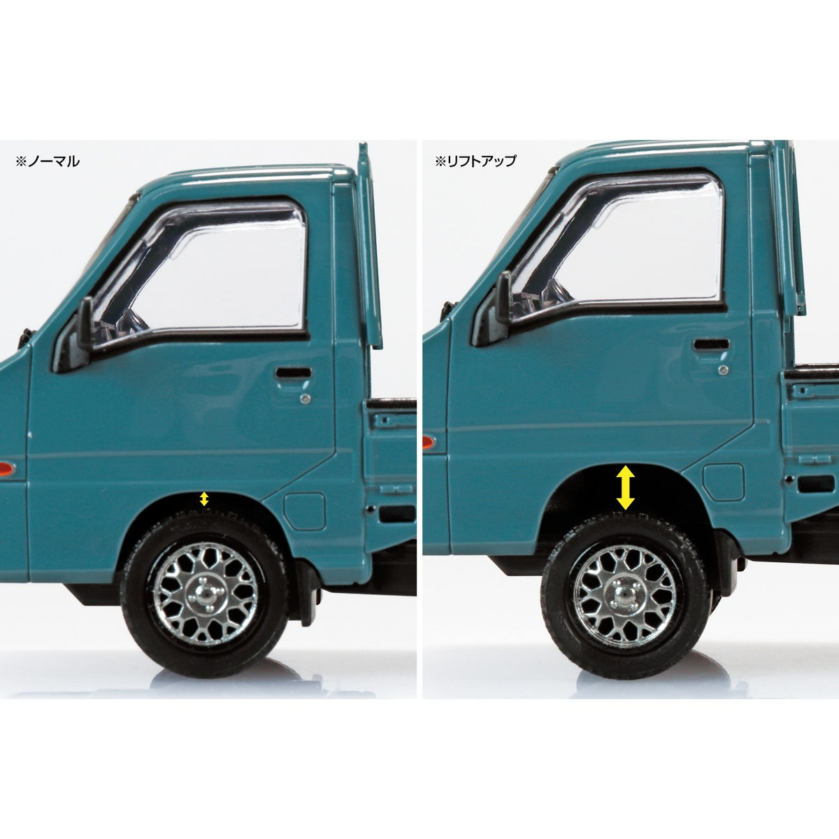 【新品】【お取り寄せ】[PTM] 楽プラ スナップキット No.05CU-BG スバル サンバー トラック カスタムホイール(ブルーグレー) プラモデル(203873) アオシマ(20260215)