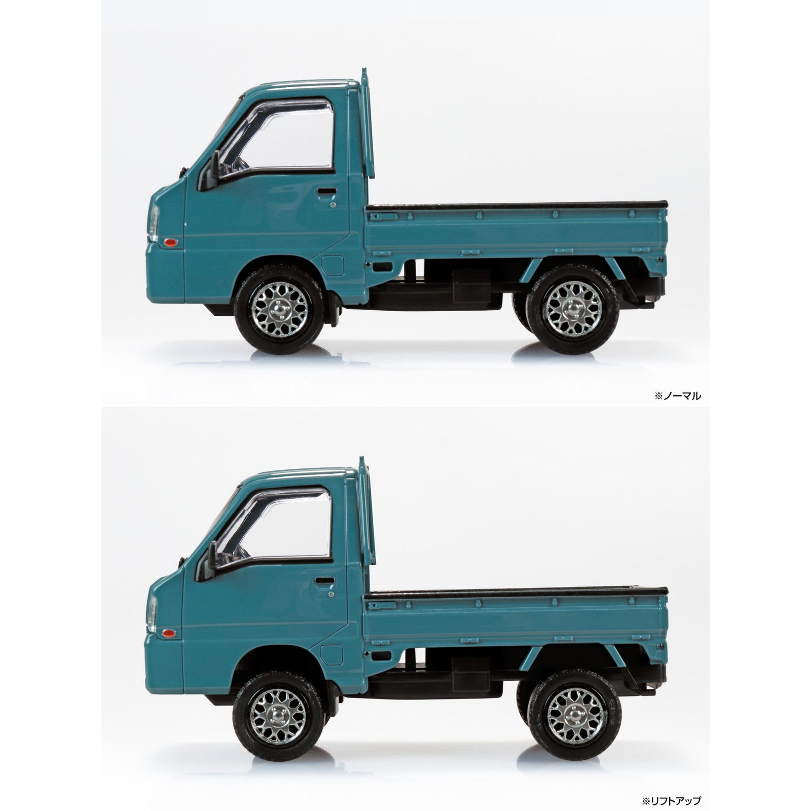 【予約安心出荷】[PTM] 楽プラ スナップキット No.05CU-BG スバル サンバー トラック カスタムホイール(ブルーグレー) プラモデル(203873) アオシマ(2026年2月)