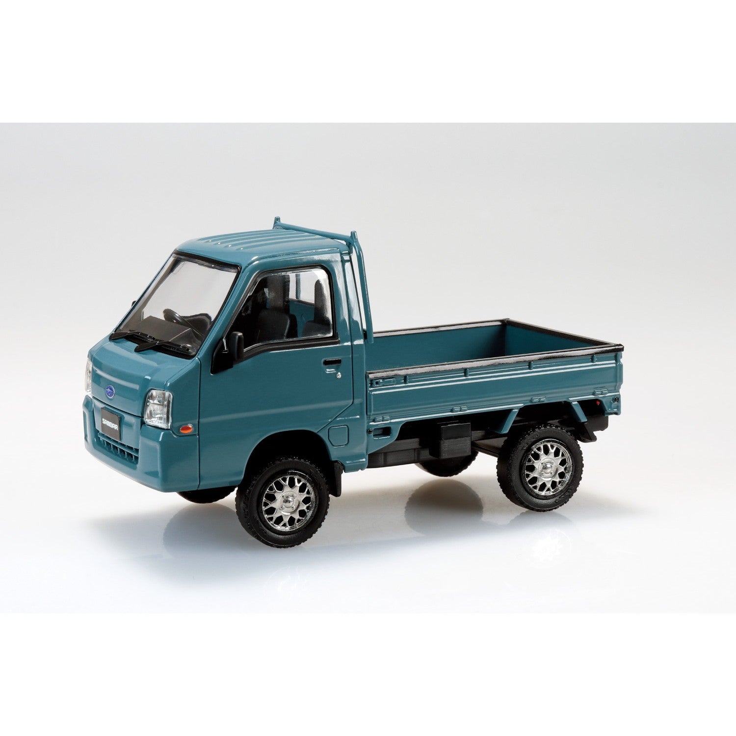 【新品】【お取り寄せ】[PTM] 楽プラ スナップキット No.05CU-BG スバル サンバー トラック カスタムホイール(ブルーグレー) プラモデル(203873) アオシマ(20260215)