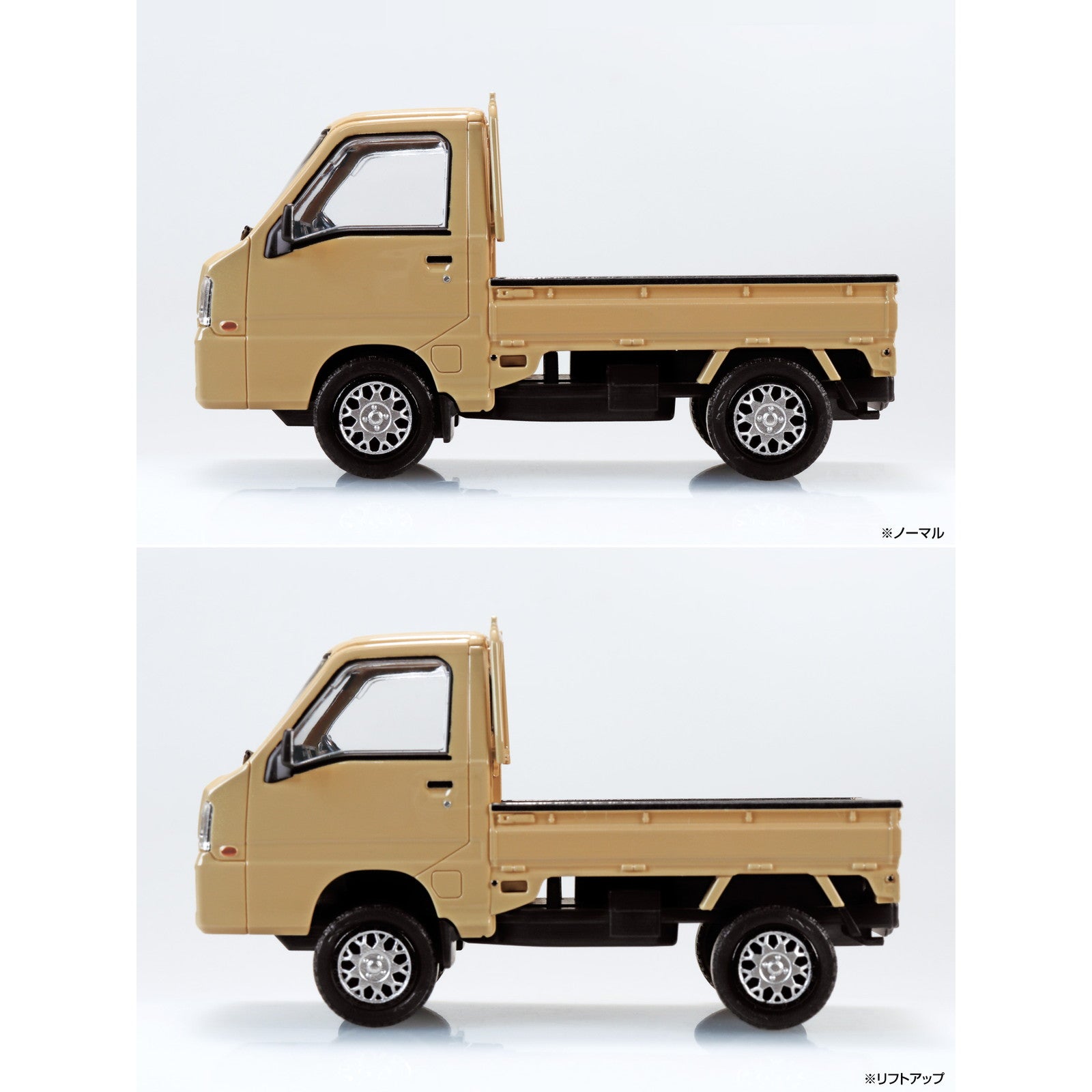 【予約安心出荷】[PTM] 楽プラ スナップキット No.05CU-KI スバル サンバー トラック カスタムホイール(カーキ) プラモデル(203880) アオシマ(2026年2月)