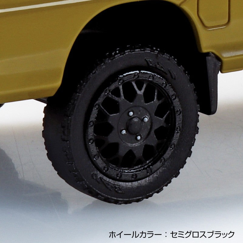 【新品】【お取り寄せ】[PTM] 楽プラ スナップキット No.05CU-OE スバル サンバー トラック カスタムホイール(オリーブ) プラモデル(203903) アオシマ(20260213)