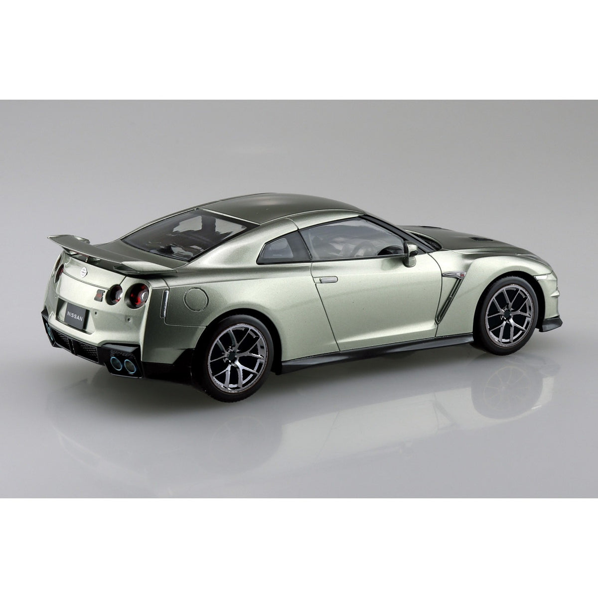 【新品】【お取り寄せ】[PTM] 楽プラ スナップキット No.03CU-MJ ニッサン R35 NISSAN GT-R 2024 カスタムホイール(ミレニアムジェイド) プラモデル(204108) アオシマ(20260322)