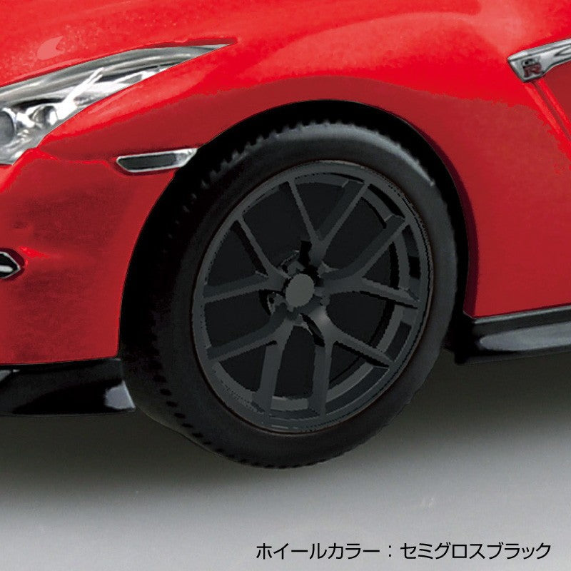 【新品】【お取り寄せ】[PTM] 楽プラ スナップキット No.03CU-RD ニッサン R35 NISSAN GT-R 2024 カスタムホイール(レッド) プラモデル(204085) アオシマ(20260322)
