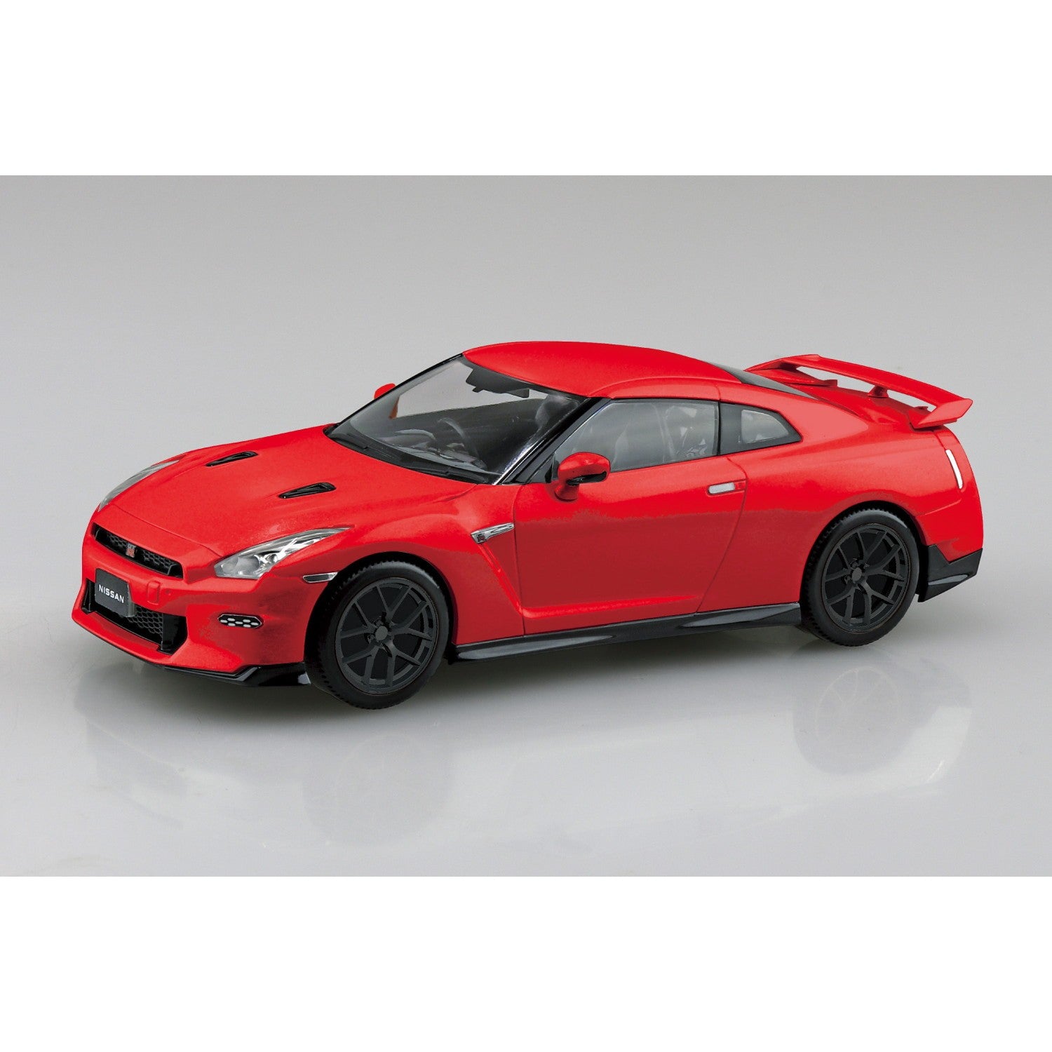 【新品】【お取り寄せ】[PTM] 楽プラ スナップキット No.03CU-RD ニッサン R35 NISSAN GT-R 2024 カスタムホイール(レッド) プラモデル(204085) アオシマ(20260322)