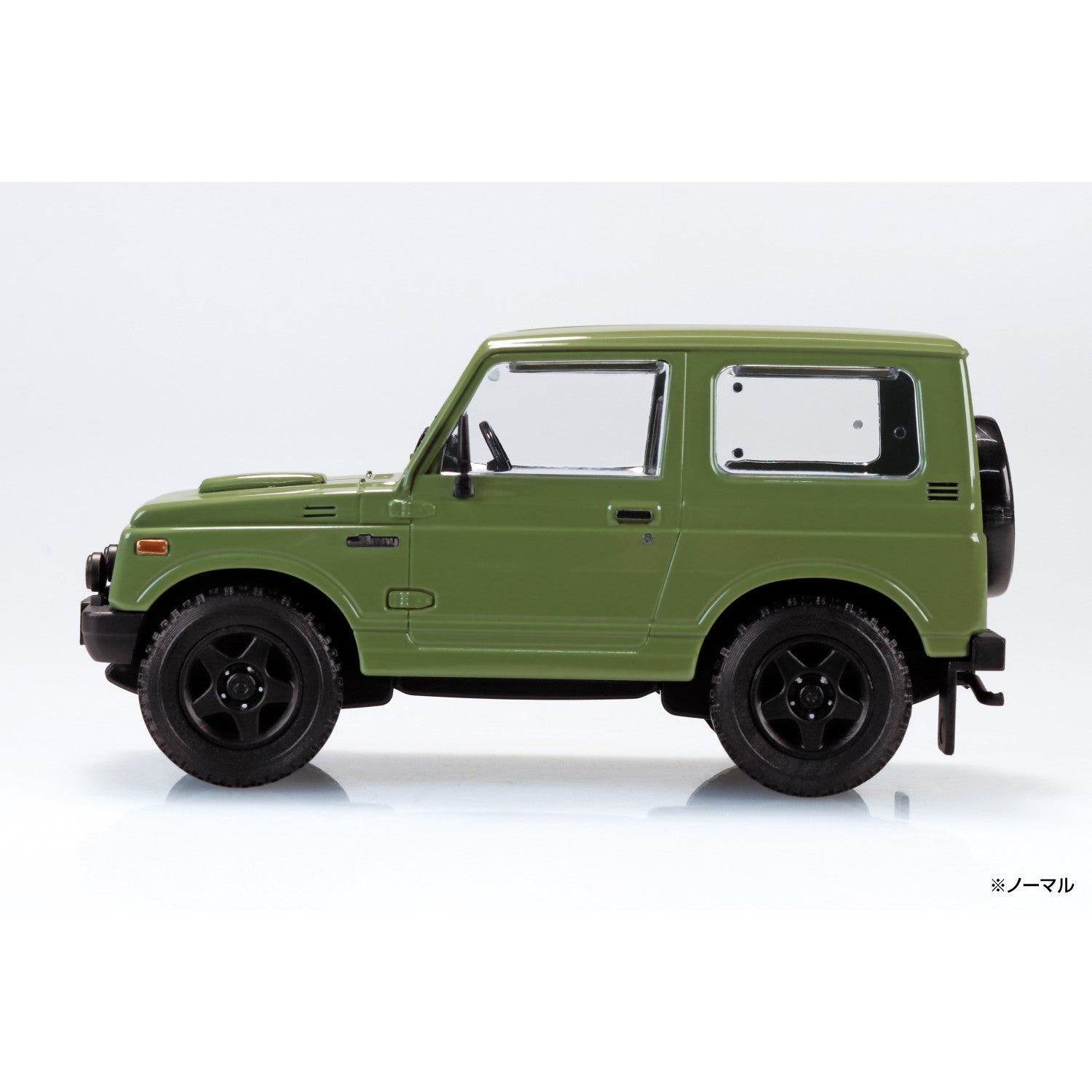 【予約安心出荷】[PTM] 楽プラ スナップキット No.18CU-OG スズキ JA11 ジムニー カスタムホイール(オリーブグリーン) プラモデル(204122) アオシマ(2026年3月)