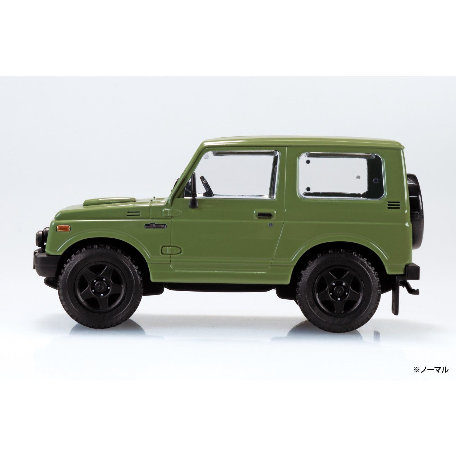 【新品】【お取り寄せ】[PTM] 楽プラ スナップキット No.18CU-OG スズキ JA11 ジムニー カスタムホイール(オリーブグリーン) プラモデル(204122) アオシマ(20260319)
