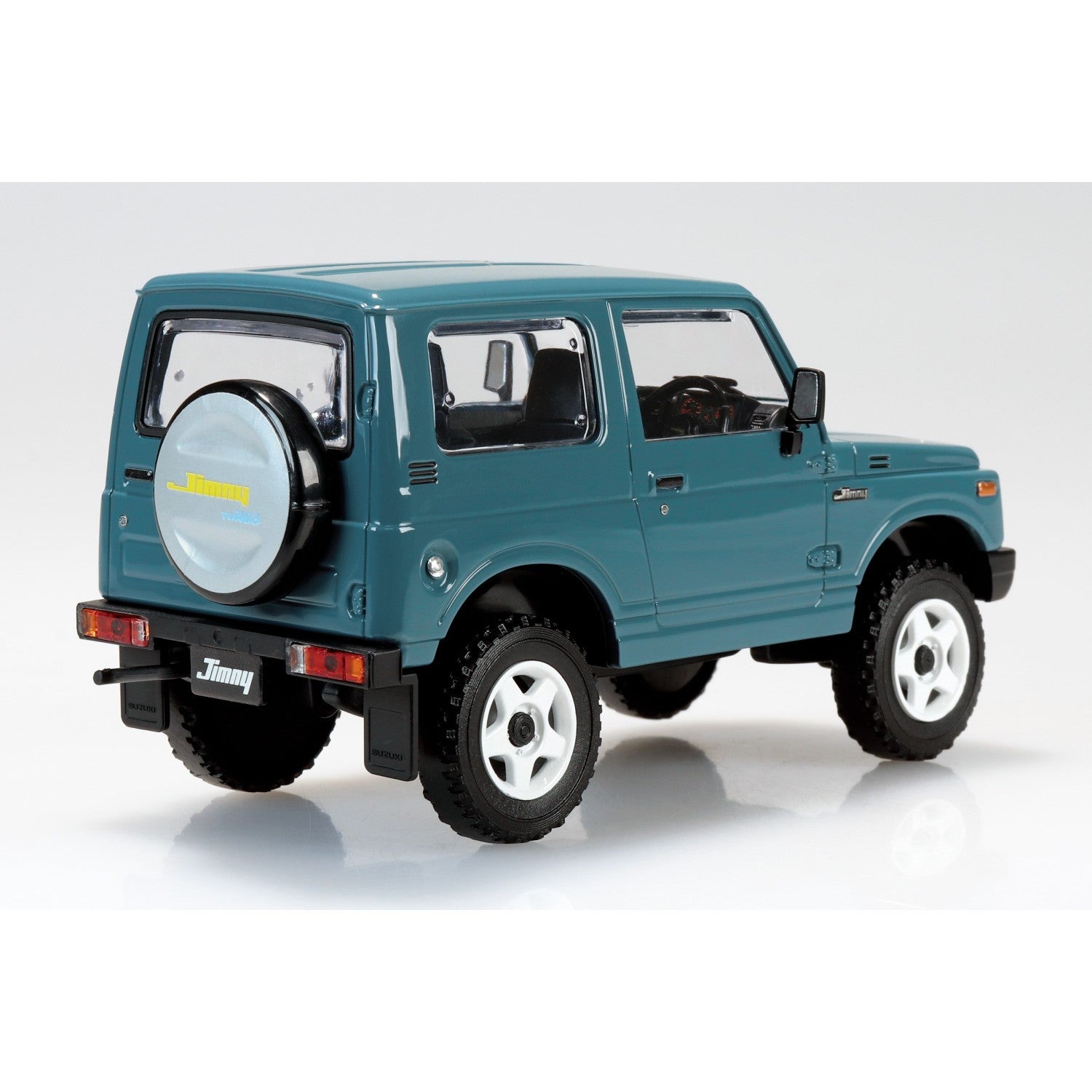 【新品】【お取り寄せ】[PTM] 楽プラ スナップキット No.18CU-BG スズキ JA11 ジムニー カスタムホイール(ブルーグレー) プラモデル(204146) アオシマ(20260319)