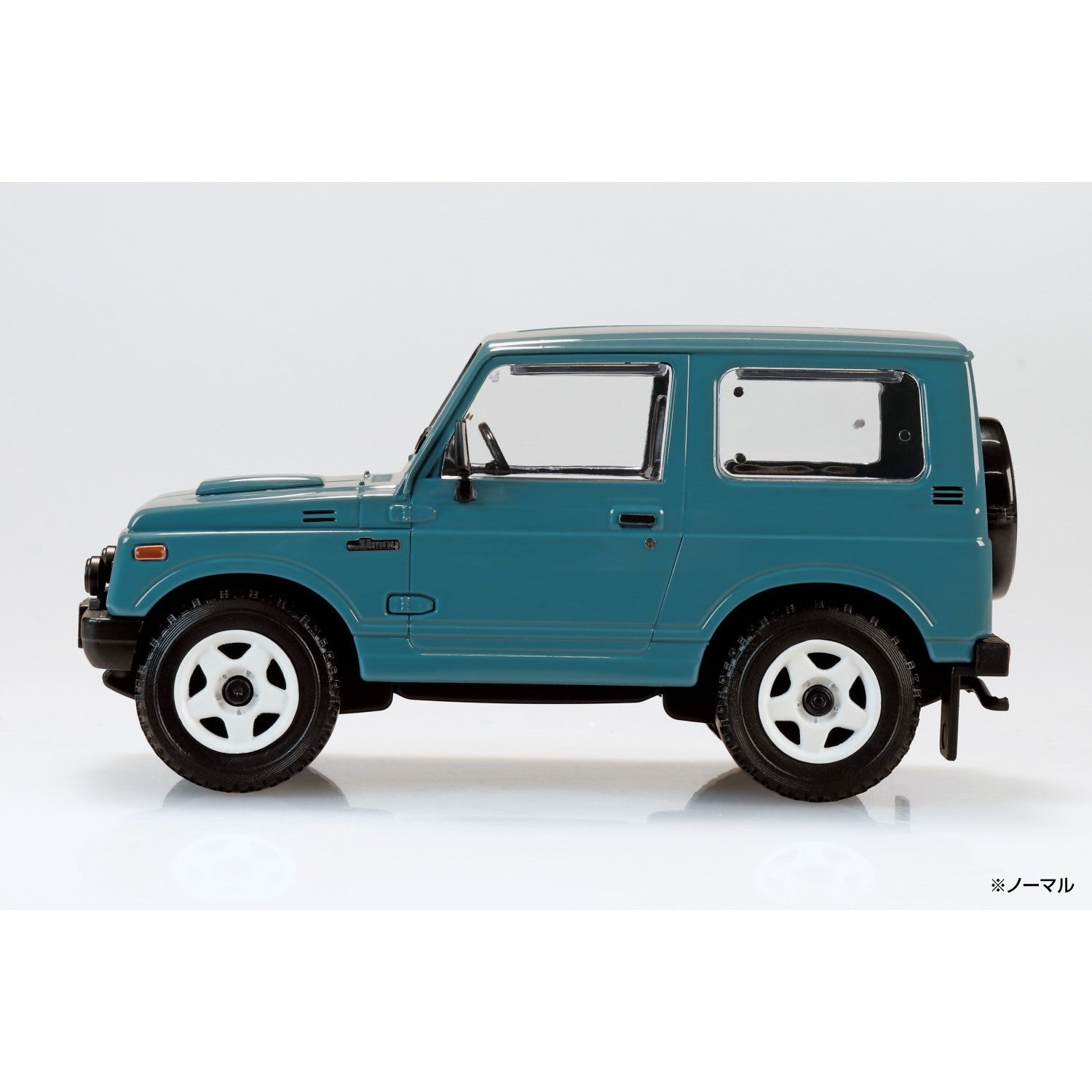 【新品】【お取り寄せ】[PTM] 楽プラ スナップキット No.18CU-BG スズキ JA11 ジムニー カスタムホイール(ブルーグレー) プラモデル(204146) アオシマ(20260319)