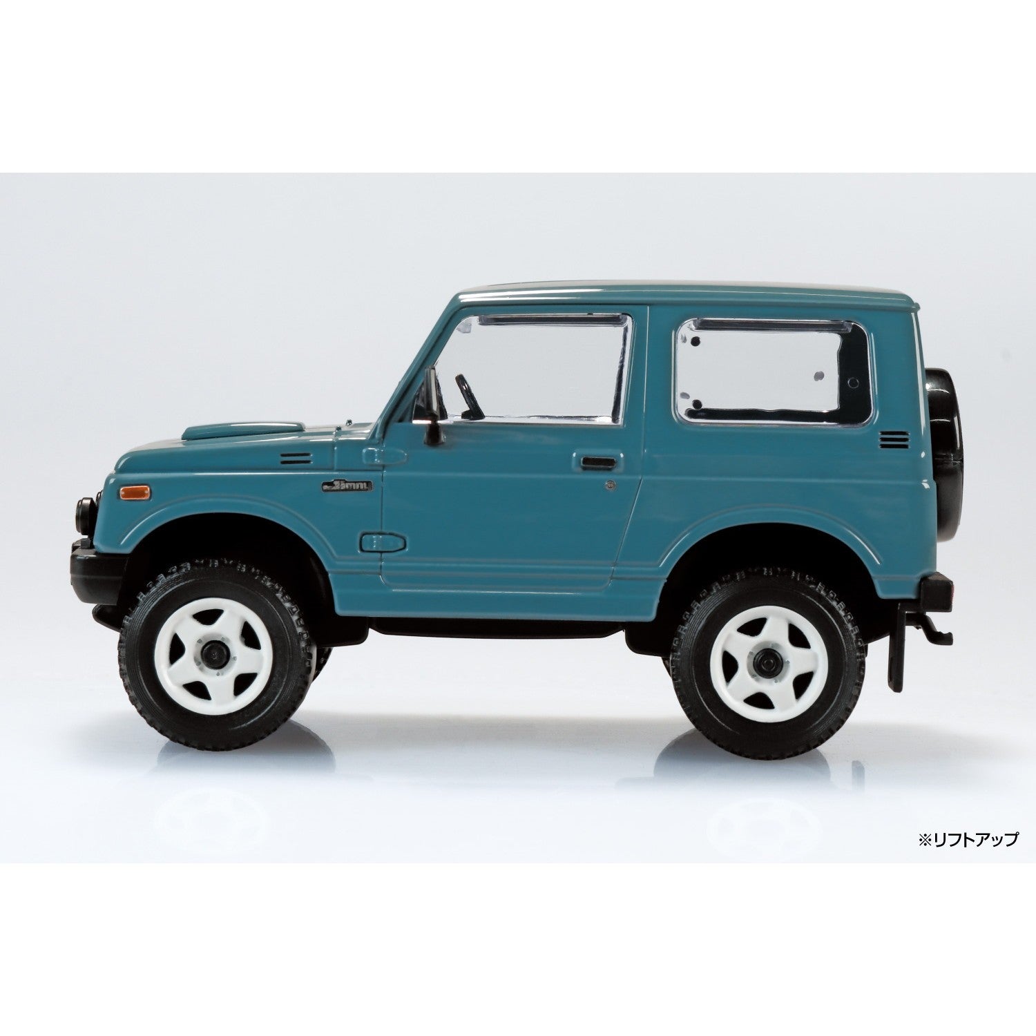 【新品】【お取り寄せ】[PTM] 楽プラ スナップキット No.18CU-BG スズキ JA11 ジムニー カスタムホイール(ブルーグレー) プラモデル(204146) アオシマ(20260319)