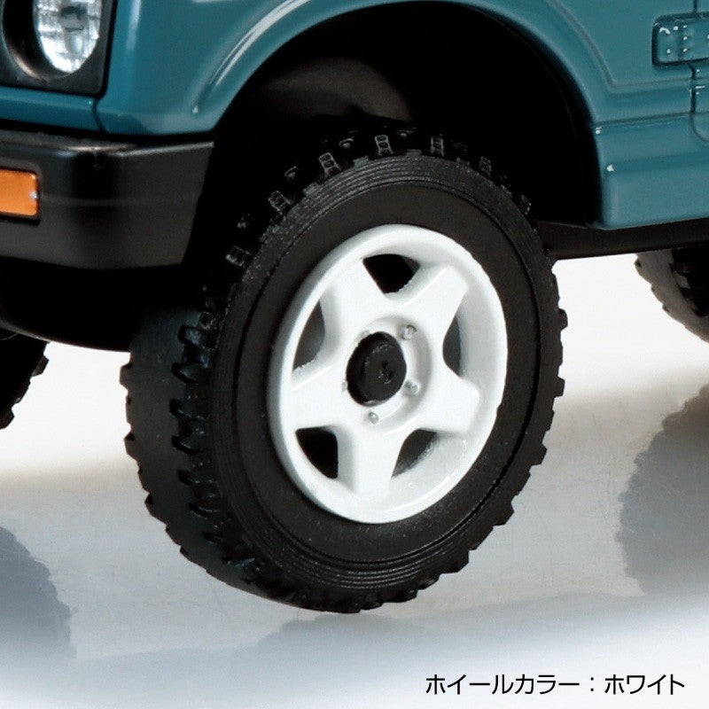 【新品】【お取り寄せ】[PTM] 楽プラ スナップキット No.18CU-BG スズキ JA11 ジムニー カスタムホイール(ブルーグレー) プラモデル(204146) アオシマ(20260319)