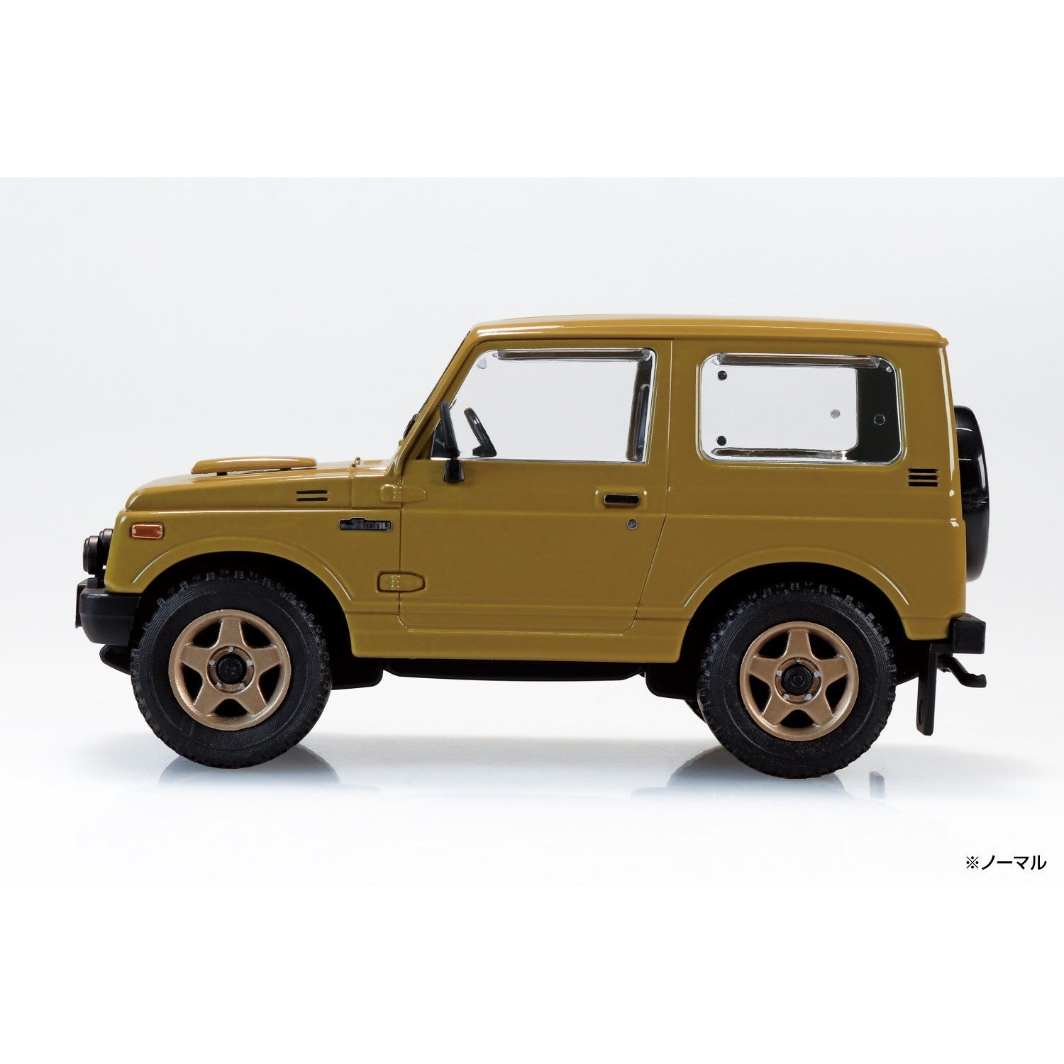 【新品】【お取り寄せ】[PTM] 楽プラ スナップキット No.18CU-OE スズキ JA11 ジムニー カスタムホイール(オリーブ) プラモデル(204153) アオシマ(20260319)