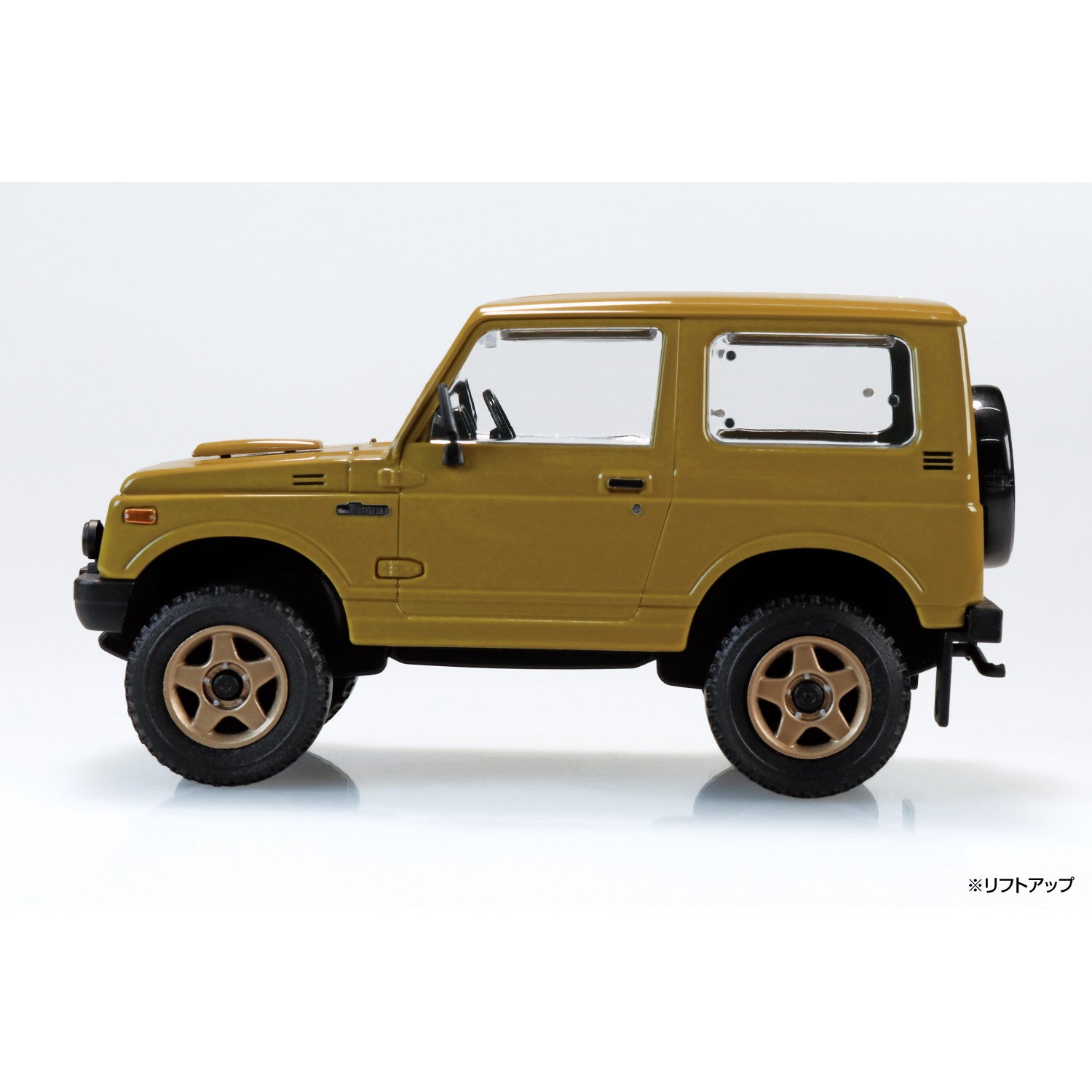 【予約安心出荷】[PTM] 楽プラ スナップキット No.18CU-OE スズキ JA11 ジムニー カスタムホイール(オリーブ) プラモデル(204153) アオシマ(2026年3月)