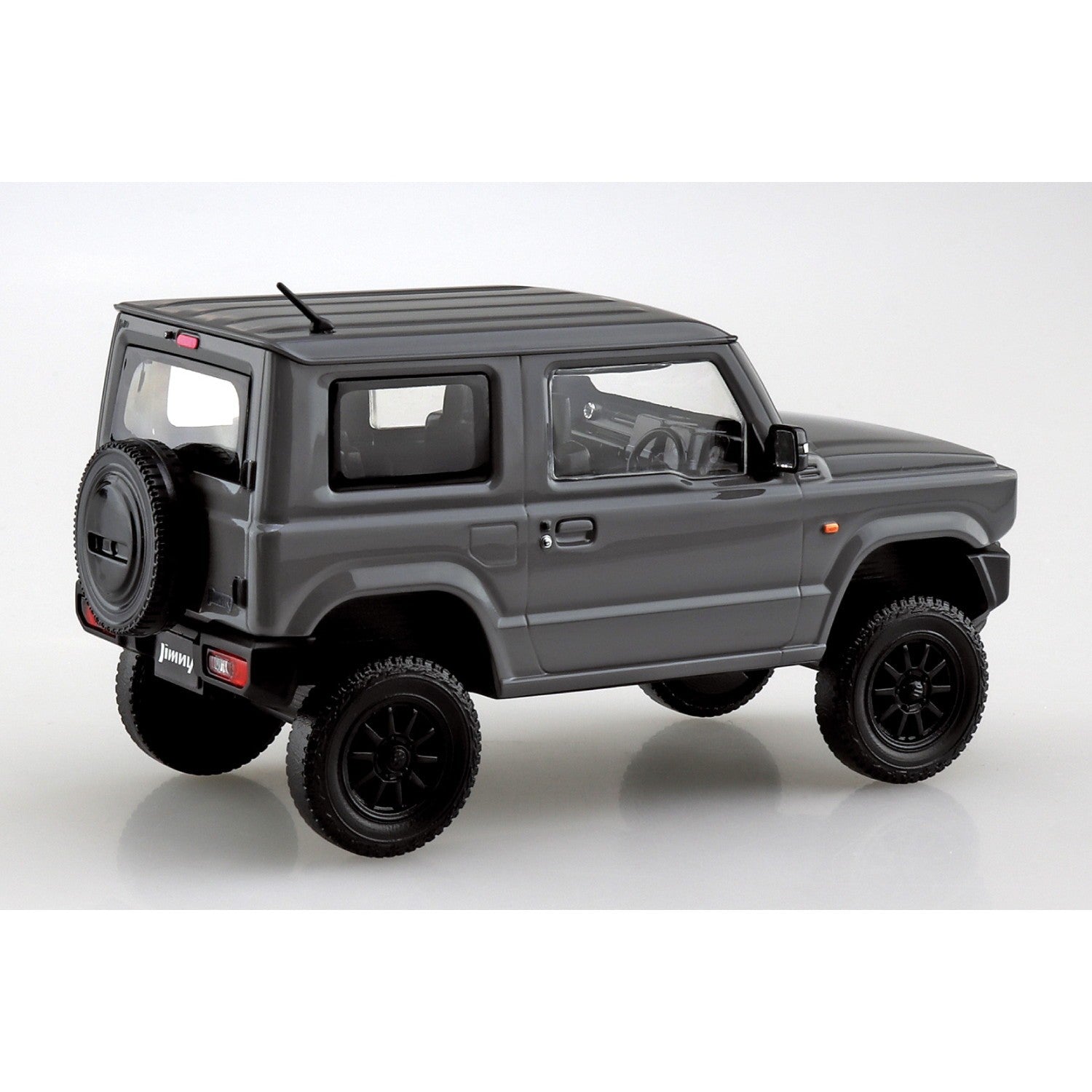 【新品】【お取り寄せ】[PTM] 楽プラ スナップキット No.09CU-MG スズキ JB64 ジムニー カスタムホイール(ミディアムグレー) プラモデル(204238) アオシマ(20260316)