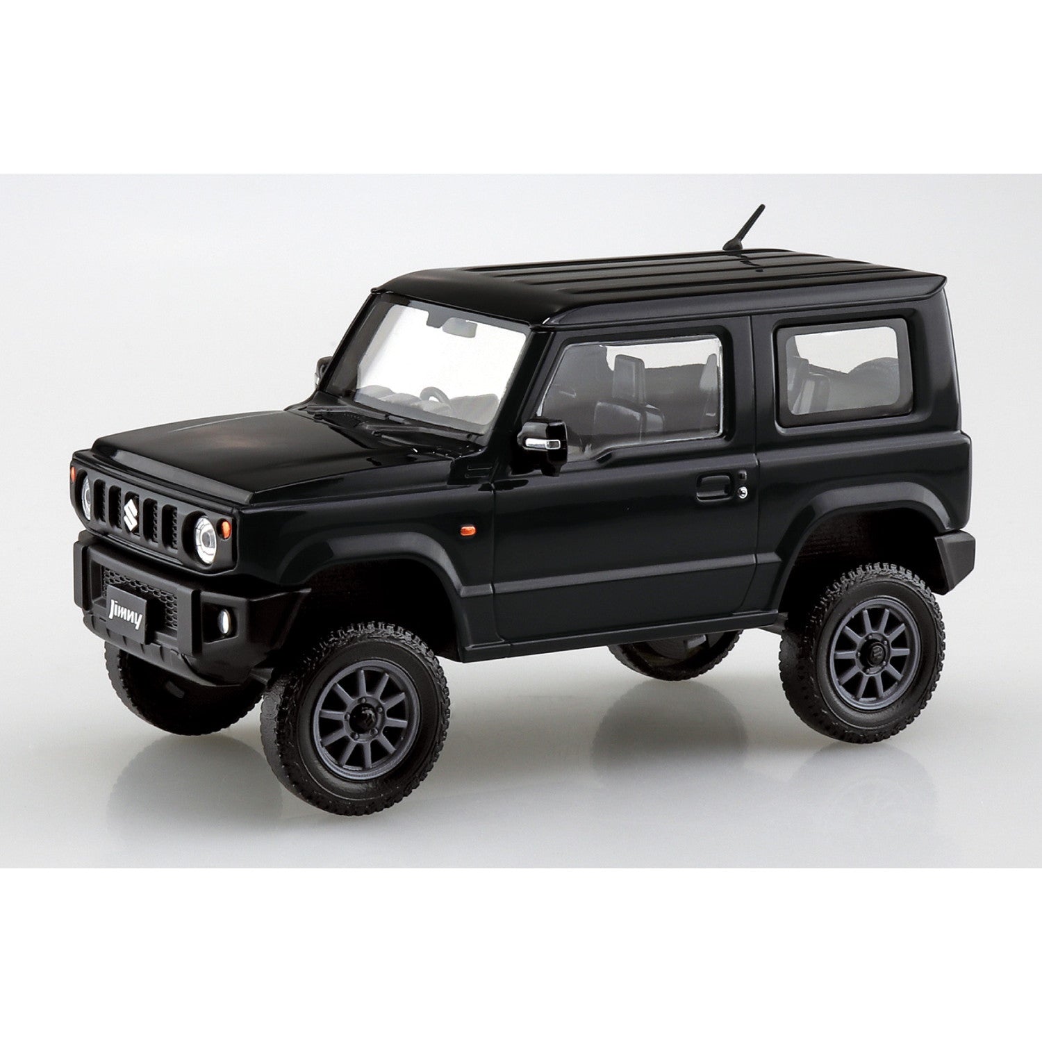 【予約安心出荷】[PTM] 楽プラ スナップキット No.09CU-BB スズキ JB64 ジムニー カスタムホイール(ブルーイッシュブラックパール3) プラモデル(204245) アオシマ(2026年3月)