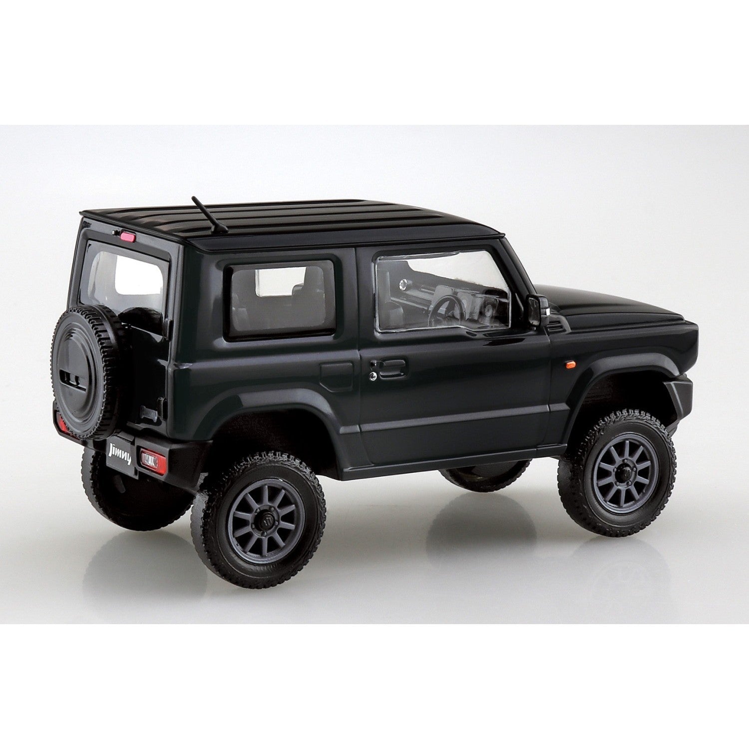 【新品】【お取り寄せ】[PTM] 楽プラ スナップキット No.09CU-BB スズキ JB64 ジムニー カスタムホイール(ブルーイッシュブラックパール3) プラモデル(204245) アオシマ(20260316)