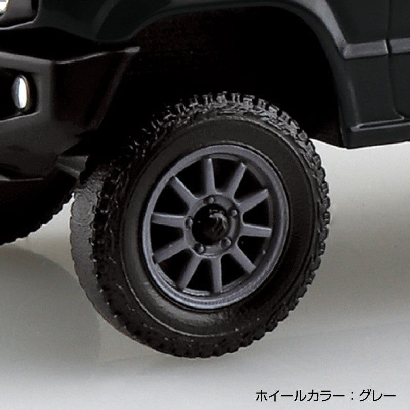 【新品】【お取り寄せ】[PTM] 楽プラ スナップキット No.09CU-BB スズキ JB64 ジムニー カスタムホイール(ブルーイッシュブラックパール3) プラモデル(204245) アオシマ(20260316)