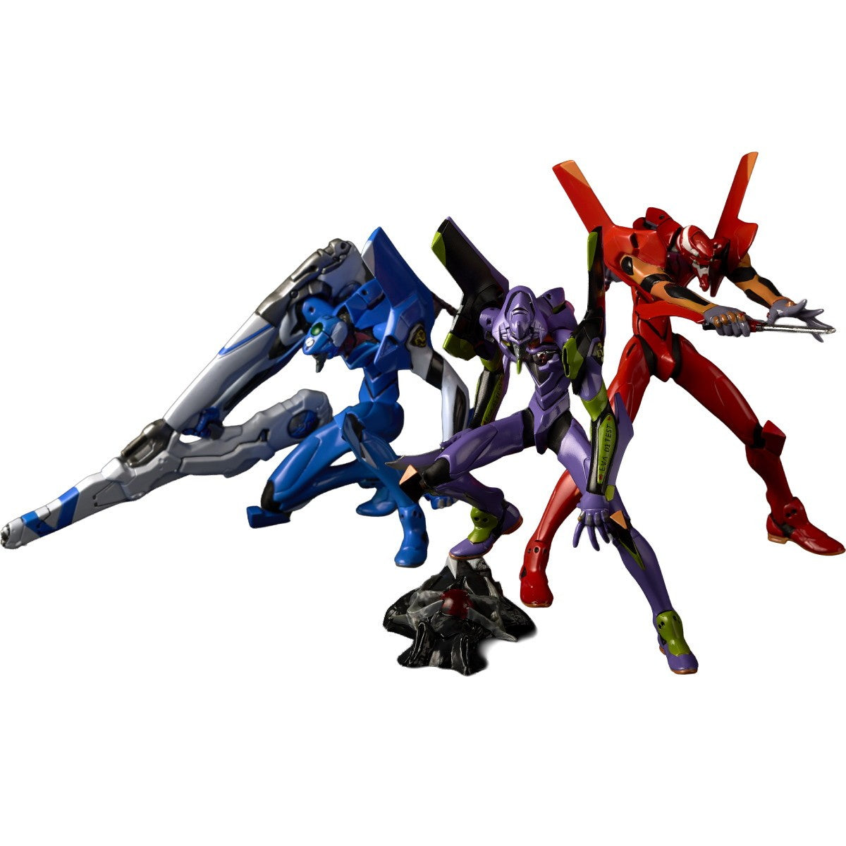 【新品】【お取り寄せ】[PTM] ARTPLA SCULPTURE WORKS エヴァンゲリオン初号機/弐号機/零号機・改『迎撃 第3新東京市』 新世紀エヴァンゲリオン プラモデル(AP052) 海洋堂(20260228)