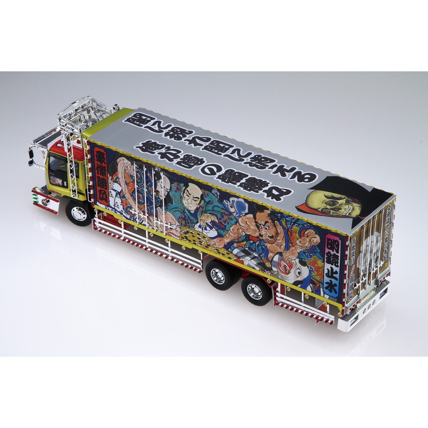 【新品】【お取り寄せ】[PTM] ザ・デコトラ No.2 1/32 二代目髑髏丸 プラモデル(204917) アオシマ(20260313)