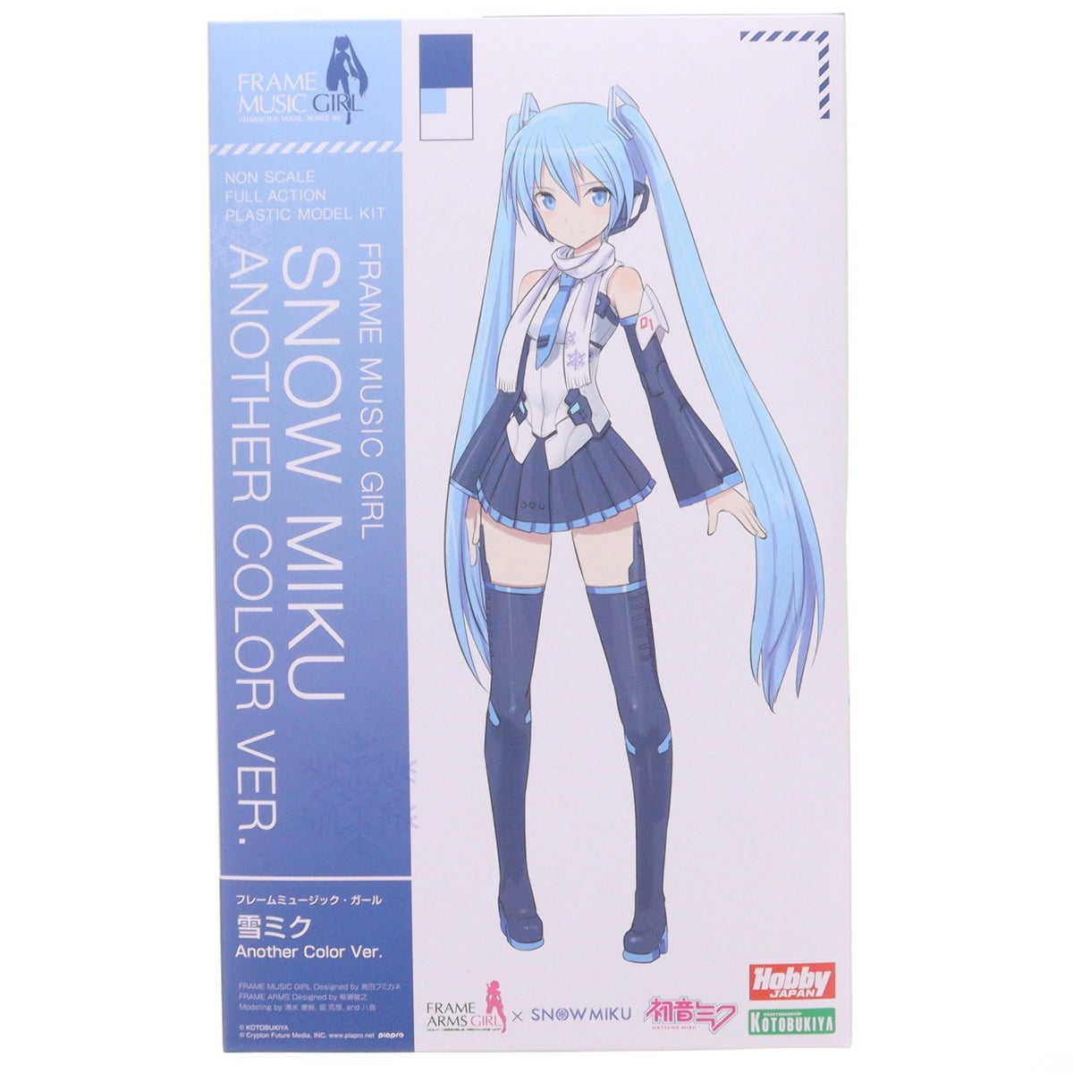 【新品】【お取り寄せ】[PTM] フレームミュージック・ガール 雪ミク Another Color Ver. フレームアームズ・ガール×初音ミク プラモデル(FG105) コトブキヤ(20260418)
