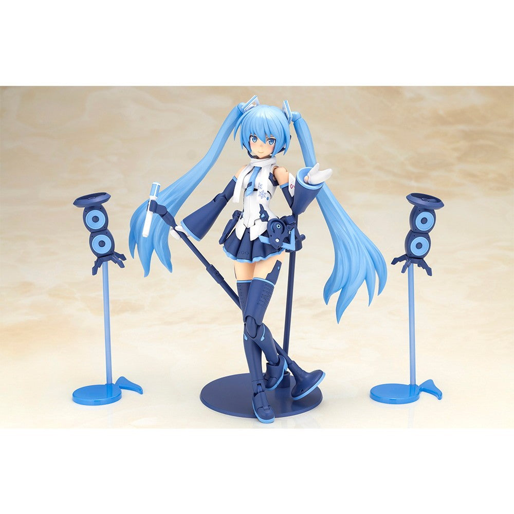 【新品】【お取り寄せ】[PTM] フレームミュージック・ガール 雪ミク Another Color Ver. フレームアームズ・ガール×初音ミク プラモデル(FG105) コトブキヤ(20260418)