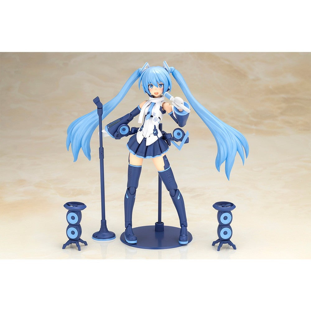 【新品】【お取り寄せ】[PTM] フレームミュージック・ガール 雪ミク Another Color Ver. フレームアームズ・ガール×初音ミク プラモデル(FG105) コトブキヤ(20260418)