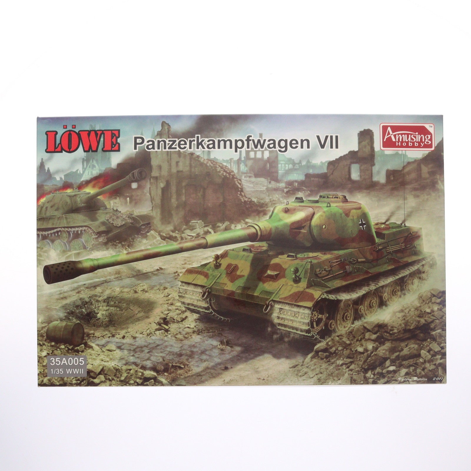 【中古即納】[PTM] 1/35 LOWE(レーヴェ) Panzerkampfwagen VII プラモデル(35A005) Amusing Hobby(アミュージングホビー)(20130119)