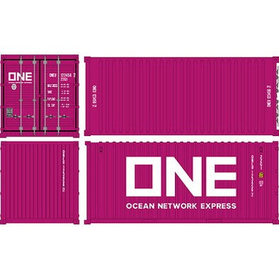 【新品】【お取り寄せ】[PTM] 1/24 車NEXTシリーズ No.1101 20ft ドライコンテナタイプ ONE(マゼンタ) プラモデル用アクセサリ(066608) フジミ模型(FUJIMI)(20260502)
