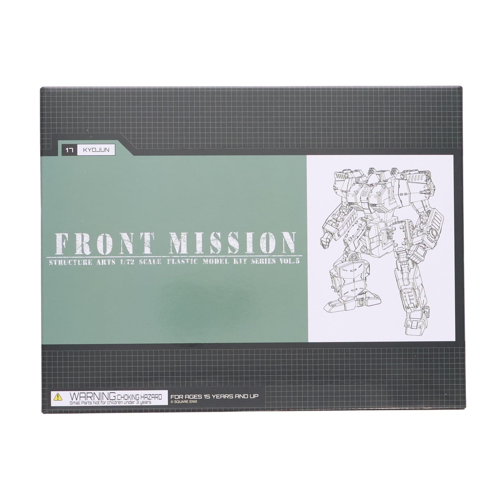 【中古即納】[PTM] 1/72 強盾(KYOJUN) FRONT MISSION(フロントミッション) ストラクチャーアーツ モデルキット シリーズ Vol.5 プラモデル スクウェア・エニックス(20231230)