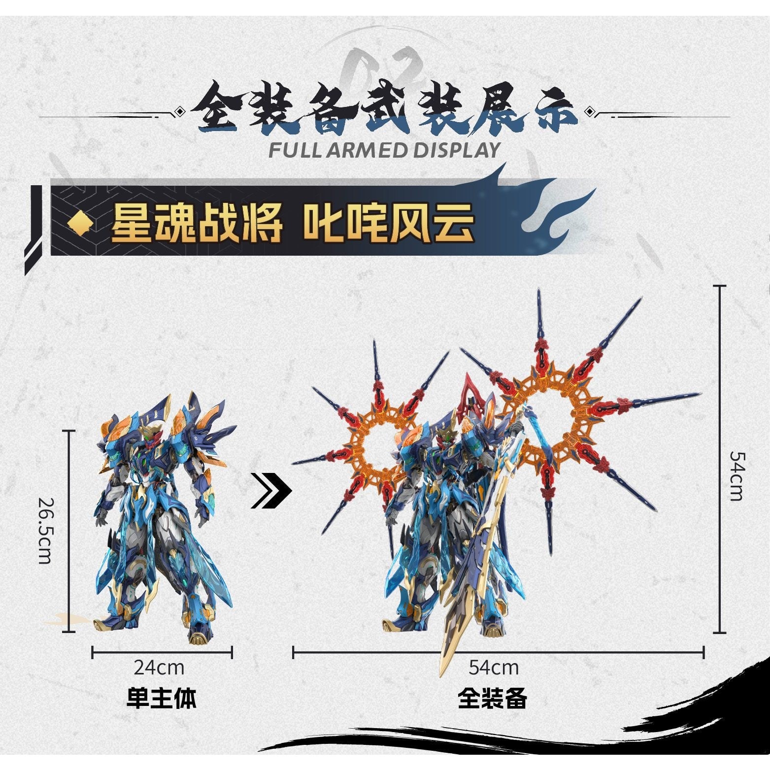 【新品即納】[PTM] MNP-XH14A 天剣星-魔神四将-魔礼青(まれいせい) プラスチックモデルキット プラモデル MOTOR NUCLEAR(摩動核社)(20260131)