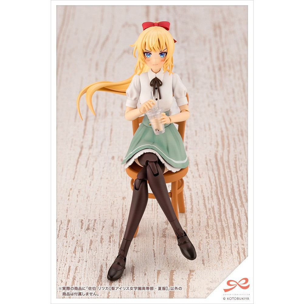 【予約安心出荷】[PTM] (再々販) 創彩少女庭園 1/10 佐伯リツカ【聖アイリス女学園高等部・夏服】(さえきりつか) プラモデル(JK003R) コトブキヤ(2026年7月)
