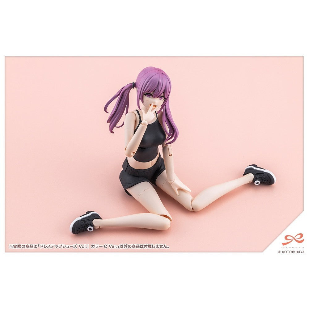 【新品】【お取り寄せ】[PTM] 創彩少女庭園 1/10 ドレスアップシューズ Vol.1 カラーC Ver. プラモデル用アクセサリ(MV021) コトブキヤ(20260625)