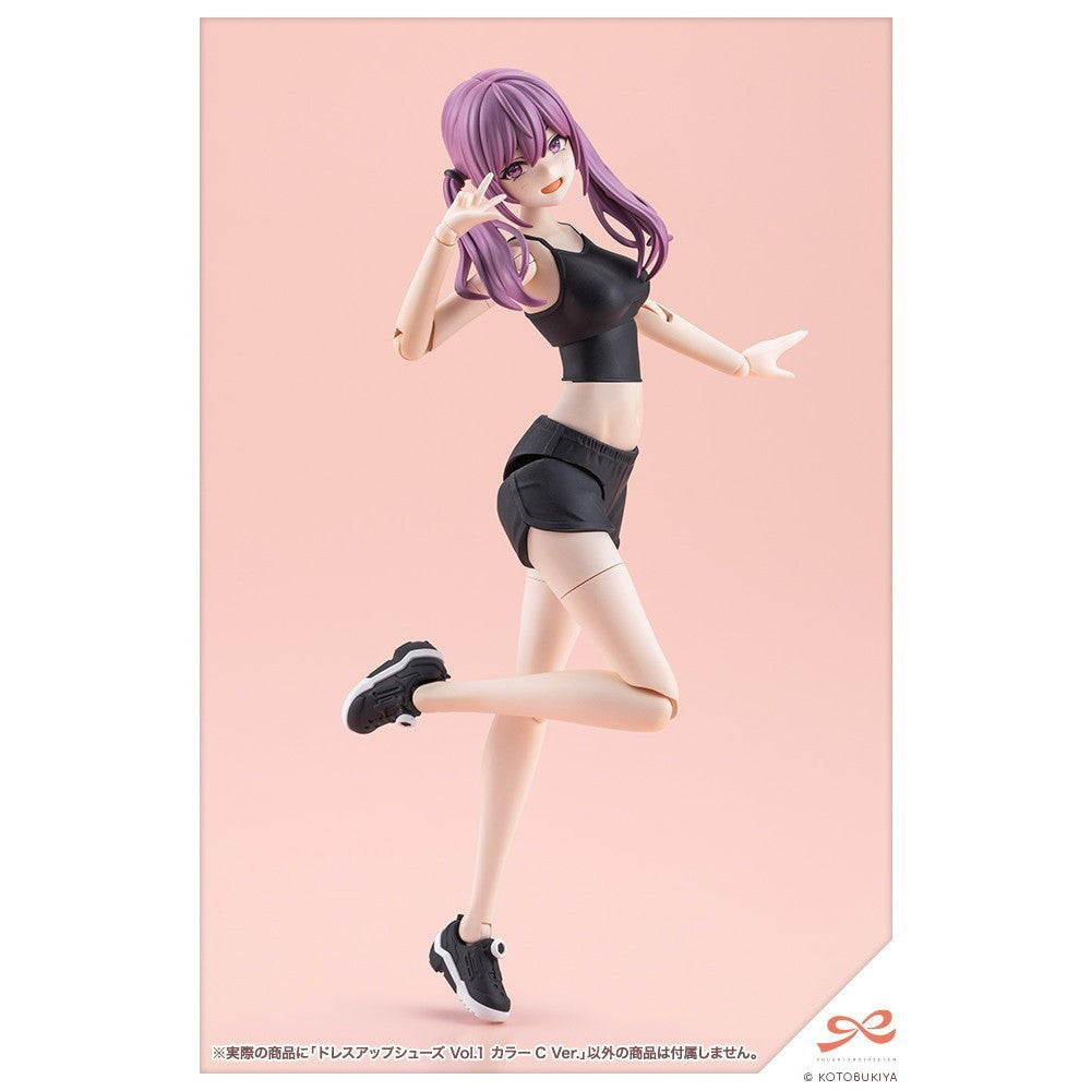 【新品】【お取り寄せ】[PTM] 創彩少女庭園 1/10 ドレスアップシューズ Vol.1 カラーC Ver. プラモデル用アクセサリ(MV021) コトブキヤ(20260625)