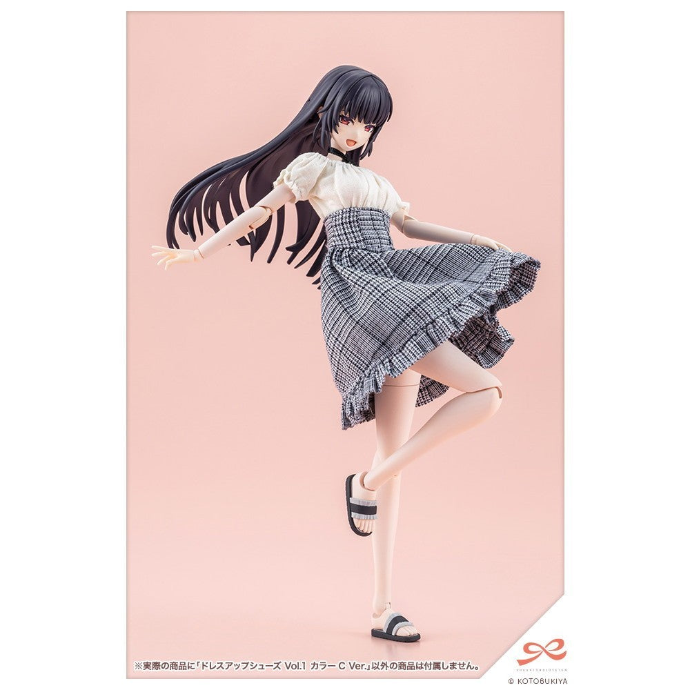 【新品】【お取り寄せ】[PTM] 創彩少女庭園 1/10 ドレスアップシューズ Vol.1 カラーC Ver. プラモデル用アクセサリ(MV021) コトブキヤ(20260625)