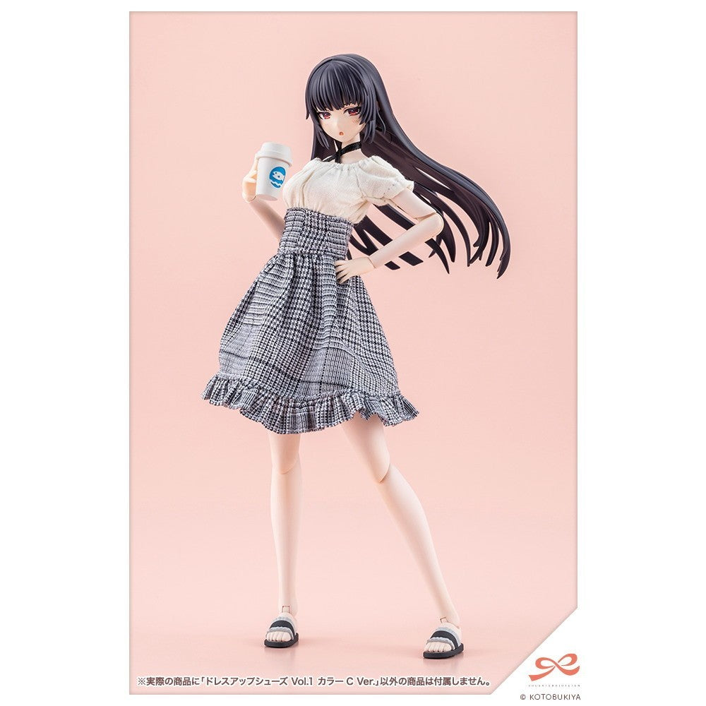 【新品】【お取り寄せ】[PTM] 創彩少女庭園 1/10 ドレスアップシューズ Vol.1 カラーC Ver. プラモデル用アクセサリ(MV021) コトブキヤ(20260625)