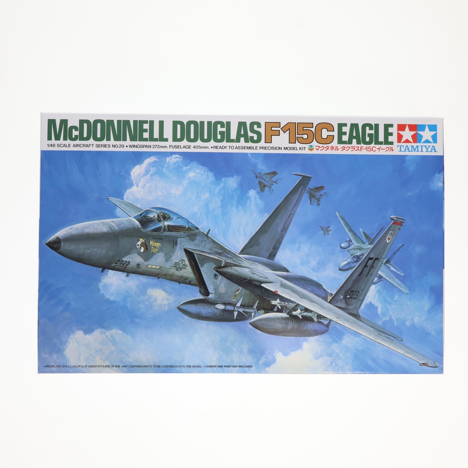 【中古即納】[PTM] 傑作機シリーズ No.29 1/48 マクダネル・ダグラス F-15C イーグル プラモデル(61029) タミヤ(19911228)