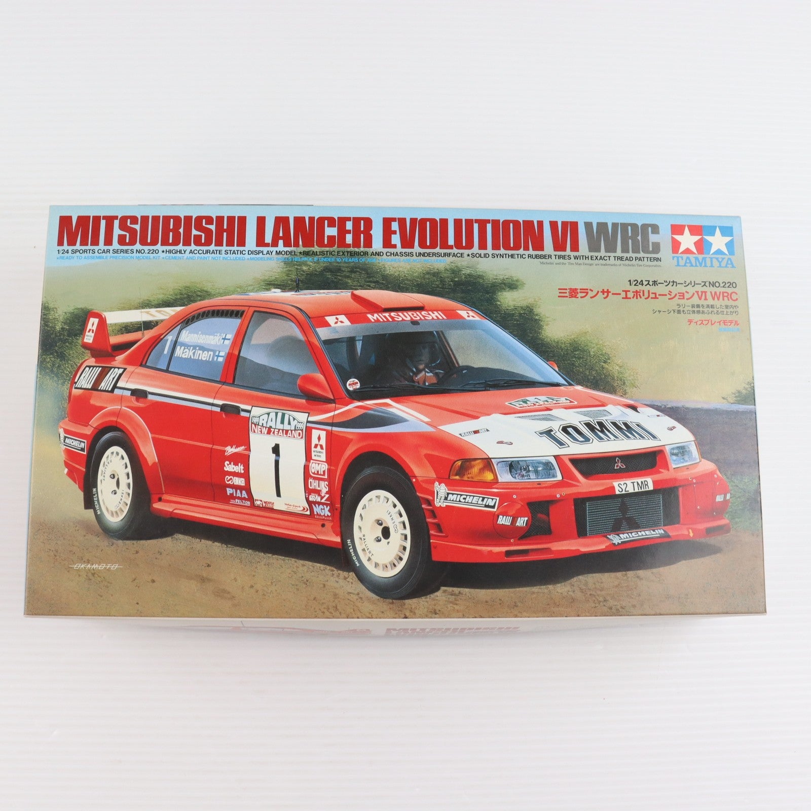 【中古即納】[PTM] スポーツカーシリーズ No.220 1/24 三菱 ランサーエボリューションVI WRC ディスプレイモデル プラモデル(24220) タミヤ(19991231)