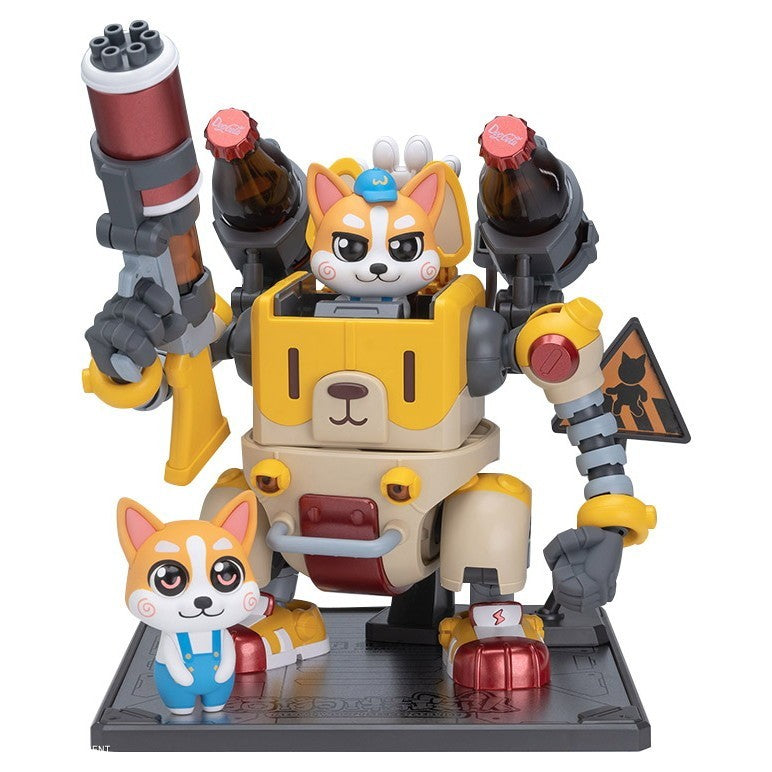 【新品】【お取り寄せ】[PTM] 可洛基(COLAJI) 猫狗特攻隊(MEOW!WOOF!SECRET SERVICE) プラモデル(KM-157) HEMOXIAN/ウェーブ(WAVE)(20260315)