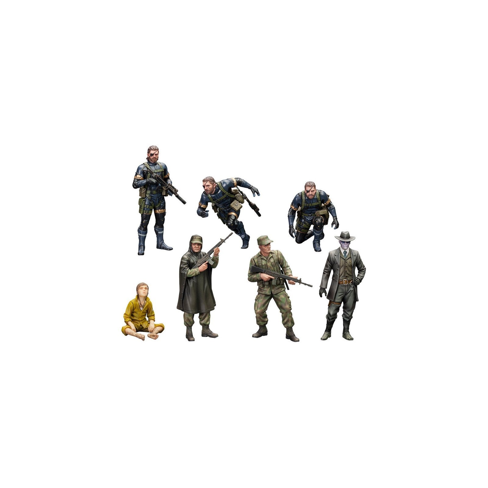 【新品】【お取り寄せ】[PTM] (再販) 1/35 メタルギアソリッドV グラウンド・ゼロズ セット METAL GEAR SOLID V: GROUND ZEROES プラモデル(KP321R) コトブキヤ(20260630)