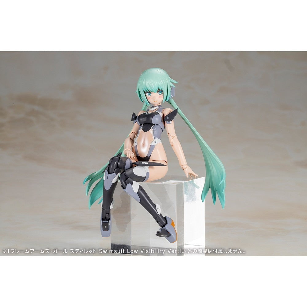 【新品】【お取り寄せ】[PTM] フレームアームズ・ガール スティレット Swimsuit Low Visibility Ver. プラモデル(G188) コトブキヤ(20260625)