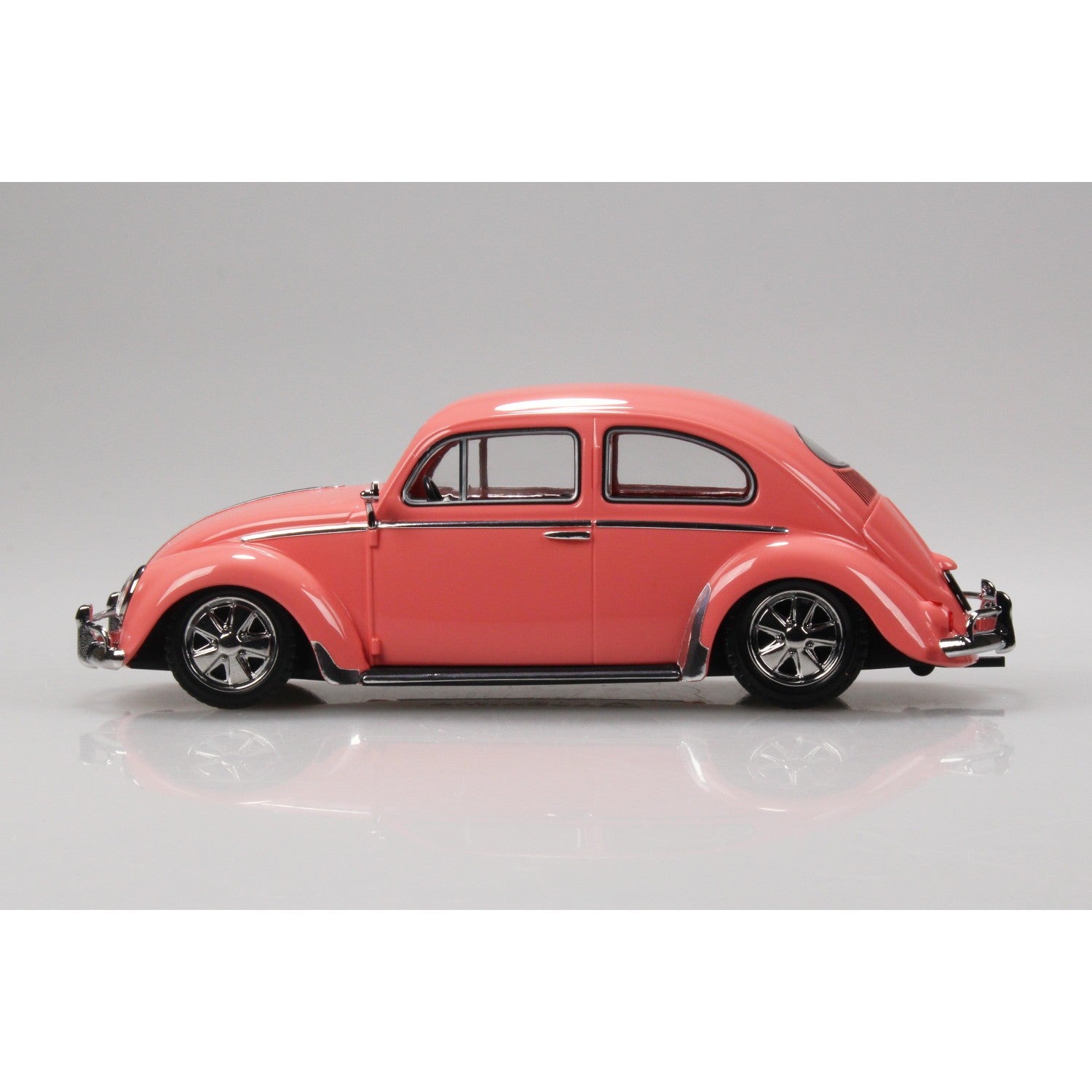 【新品即納】[PTM] 楽プラ スナップキット No.20CU-CP 1/32 フォルクスワーゲン ビートル カスタム(コーラルピンク) プラモデル(068069) アオシマ(20260523)